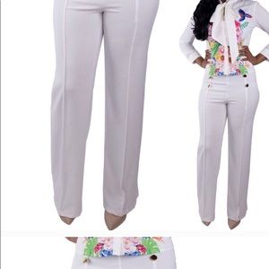 White high waisted pants!